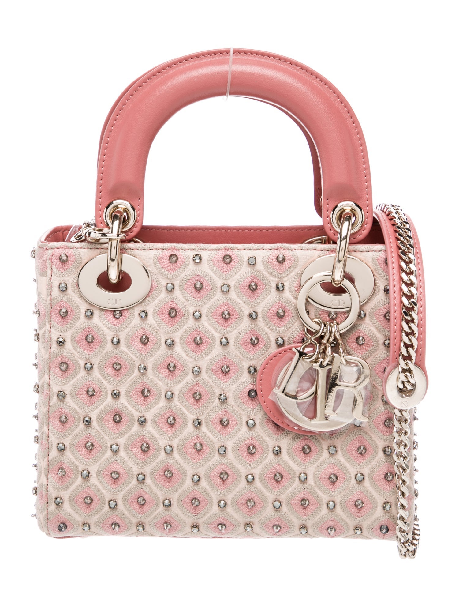 Gucci Vintage Holographic Bamboo Bag - Blue Handle Bags, Handbags