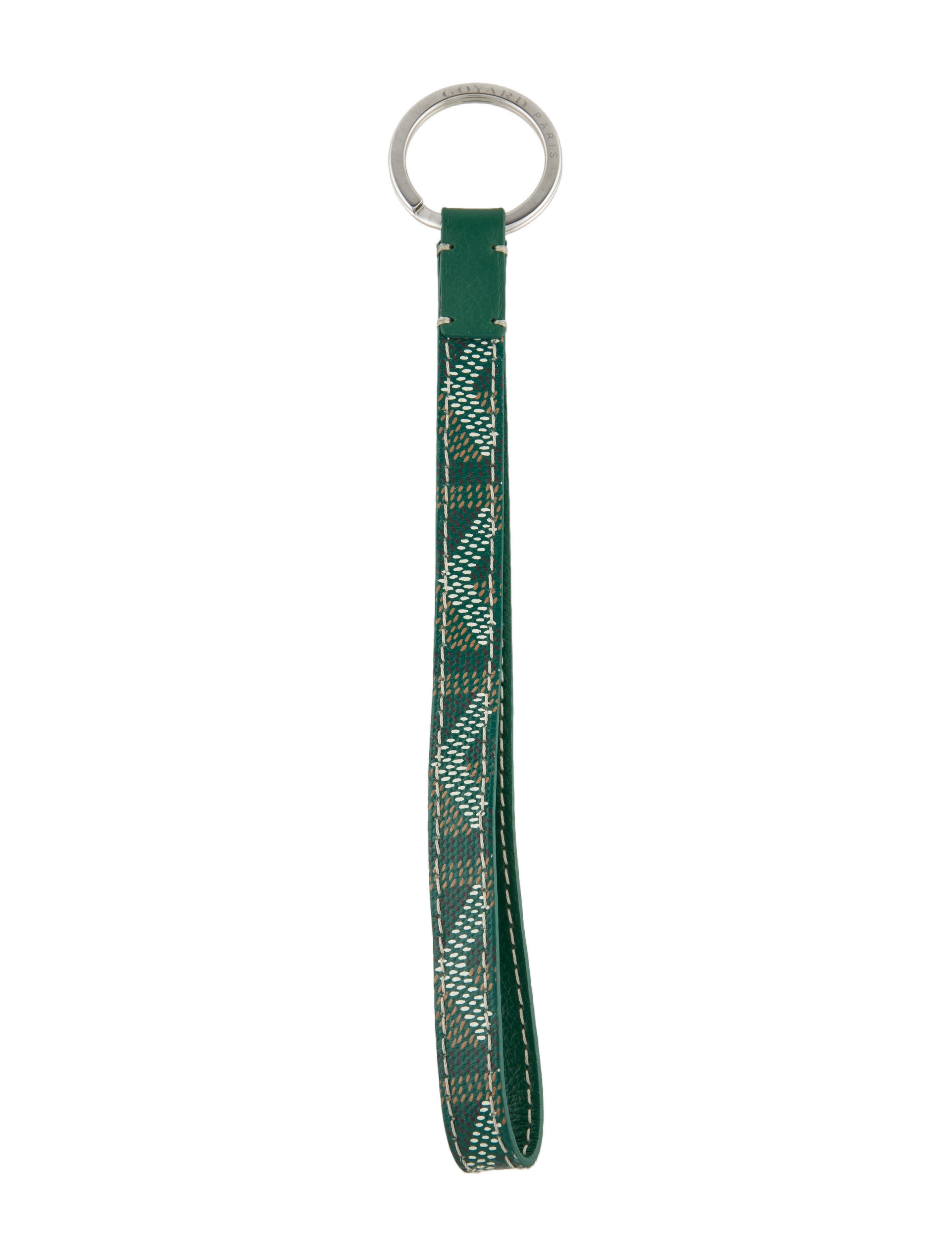 Goyard Goyardine Sesame Key Ring - Green Keychains, Accessories