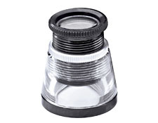 12X Transparent Base Magnifier | Edmund Optics