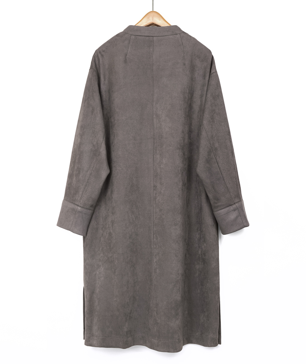 動画掲載】【新色追加】フェイクスエードコート(ジャケット・コート