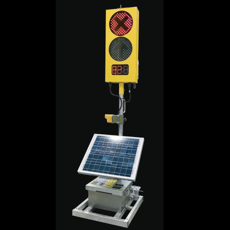 ソーラー式 工事用 AI信号機｜Green Cross