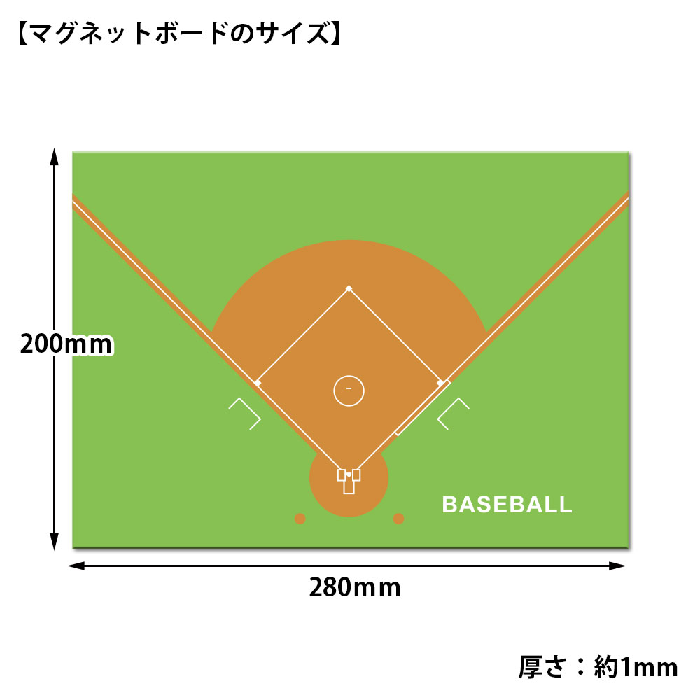 作戦マグネットシート(20×28cm) 野球 | スポーツ雑貨・グッズの通販