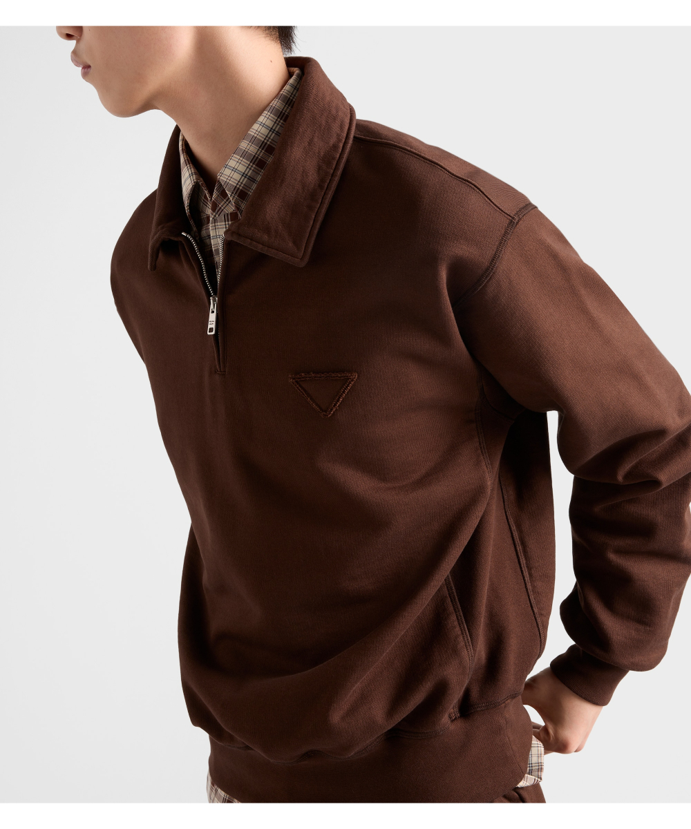 PRADA/プラダ_Men通販 | コットンフリース ポロシャツ【送料無料