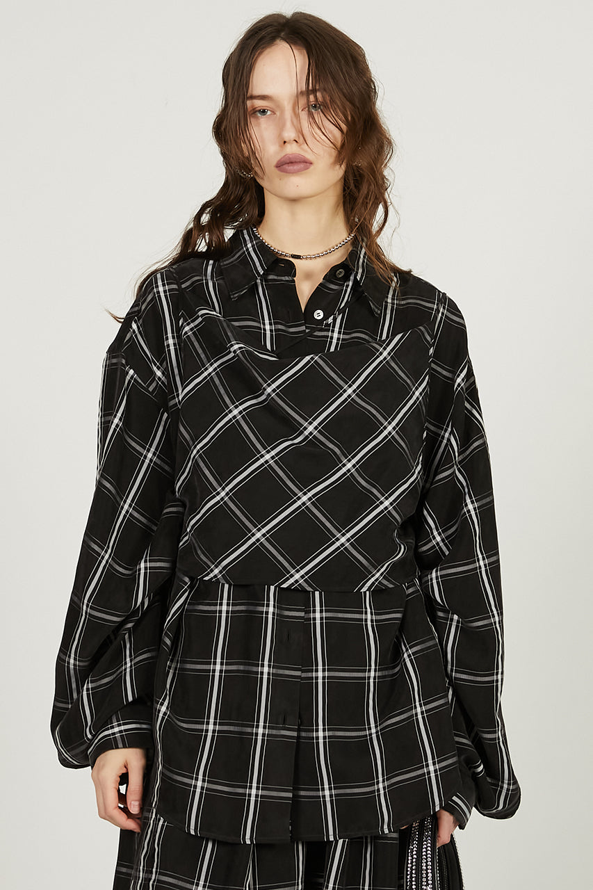 Satin Shirt And Camisole