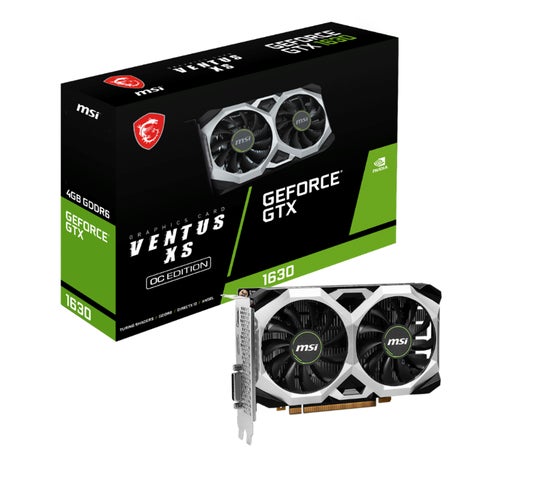 MSI、「GeForce GTX™ 1630 VENTUS XS 4G OC」「GeForce GTX™ 1630 AERO