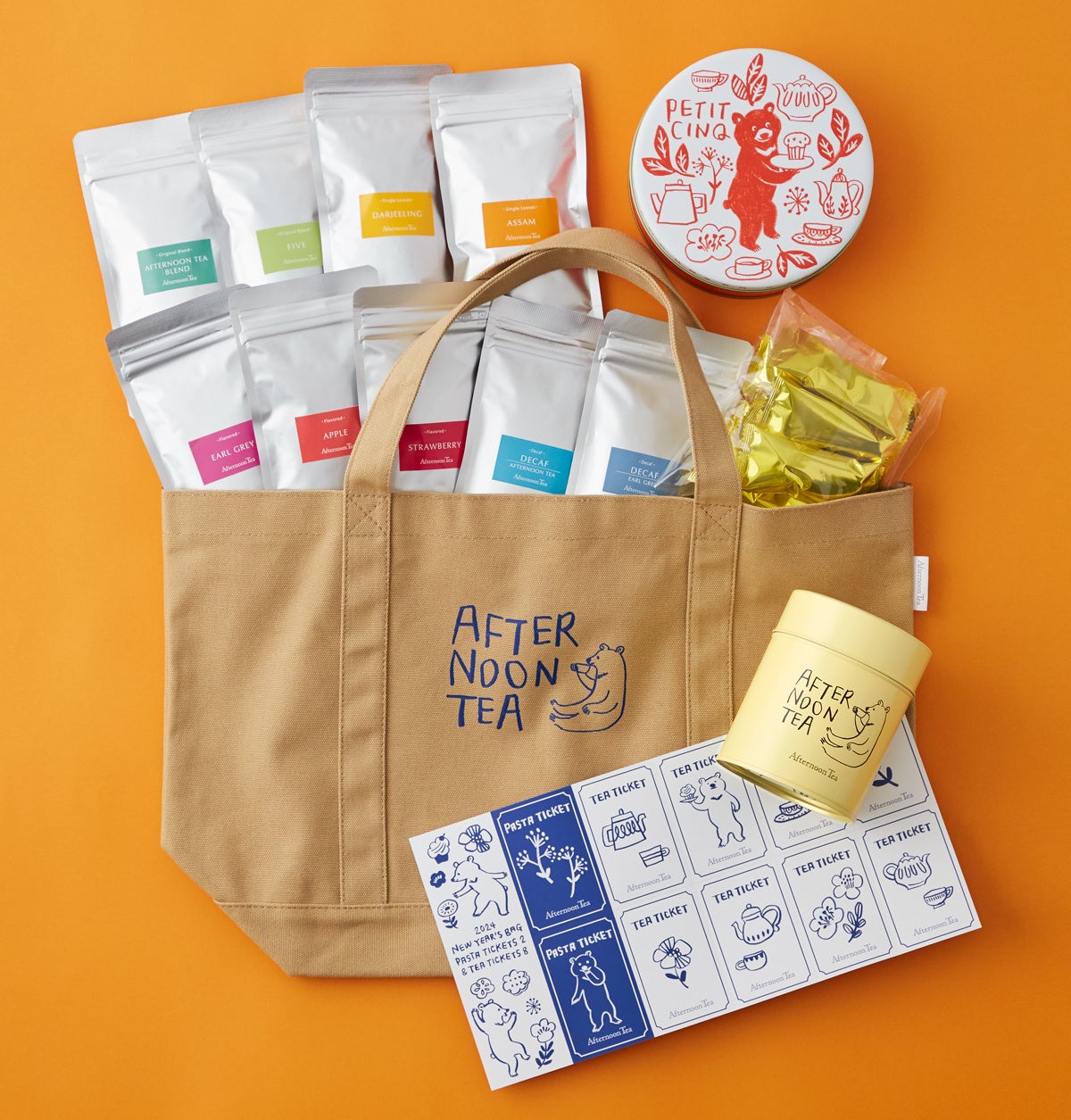 Afternoon Tea】年内受け取りも可能な「ニューイヤーズバッグ 2024」が