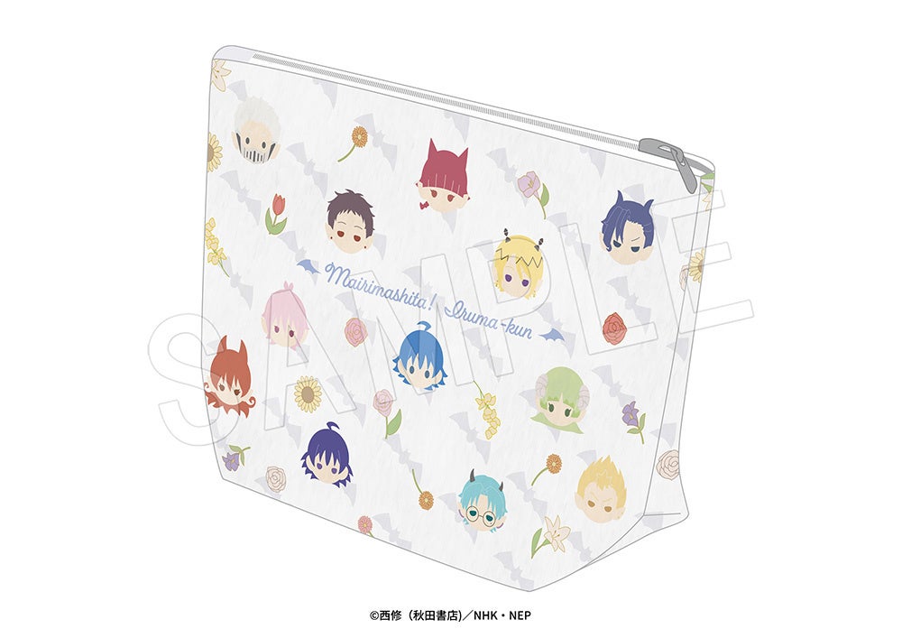 アニメ『魔入りました！入間くん』より、誕生花がテーマの花束を抱えた