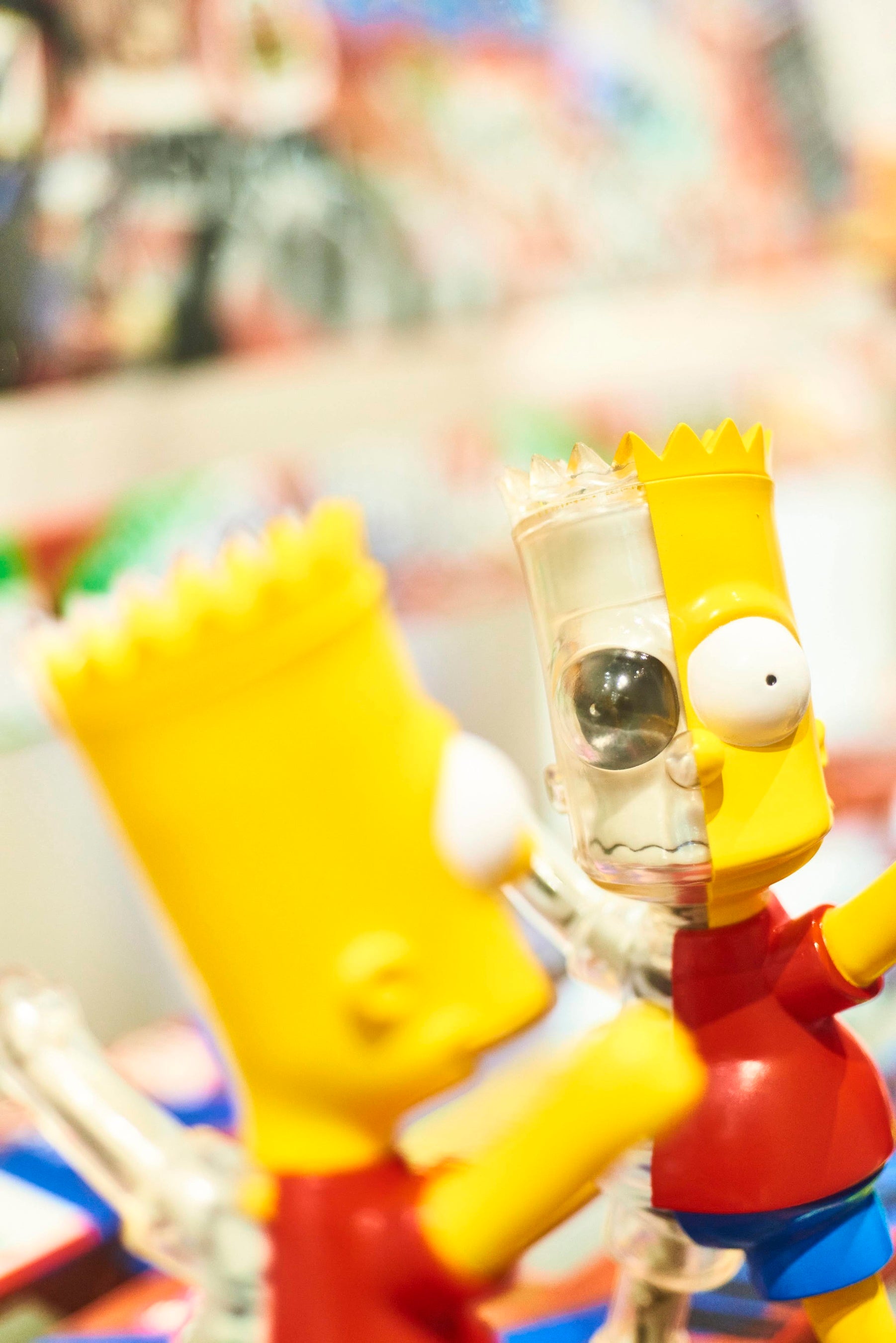 SECRET BASE x The Simpsons x atmosが⼿を組みBart Simpson Figure “X