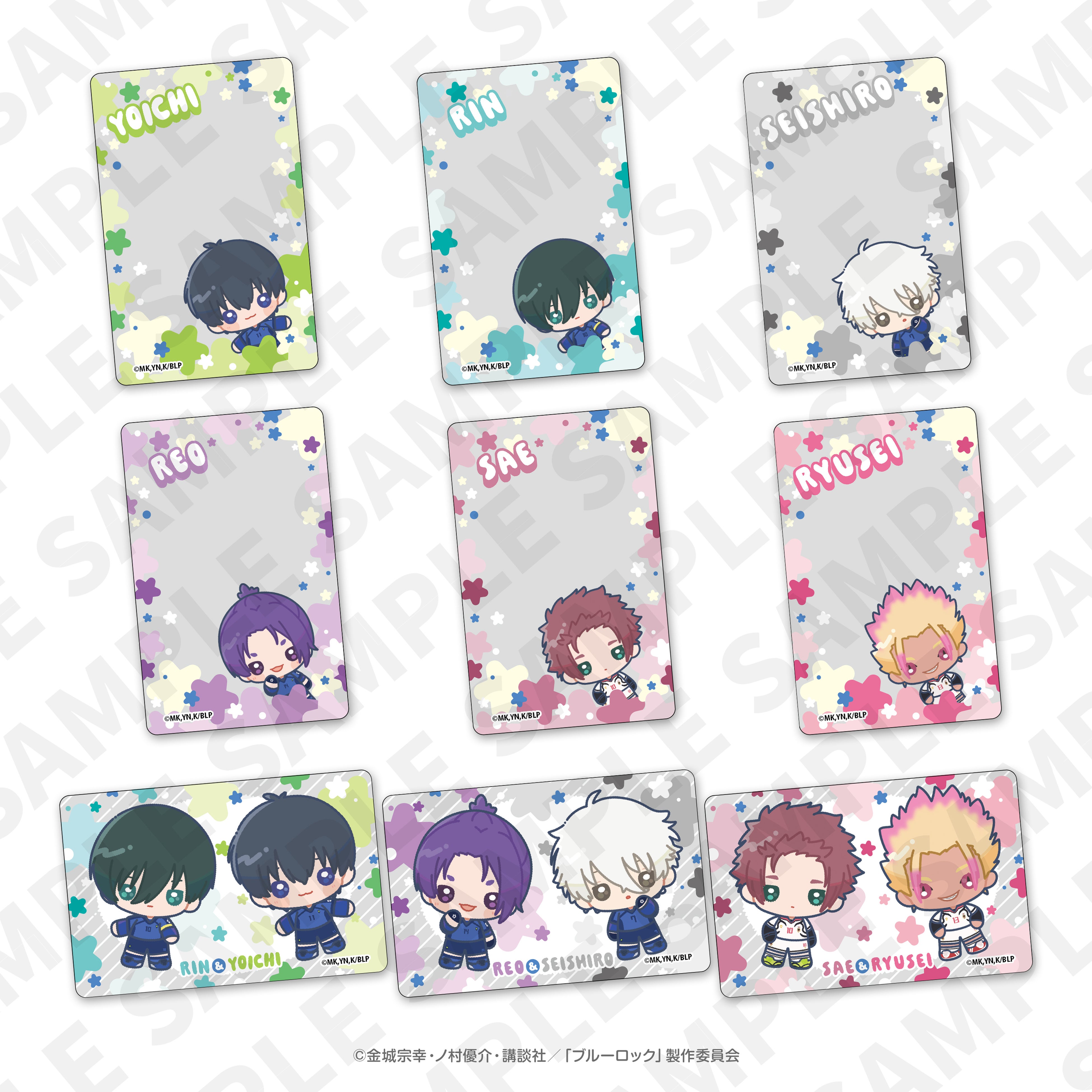 TVアニメ『ブルーロック』のキャラクターたちのオリジナルグッズの発売