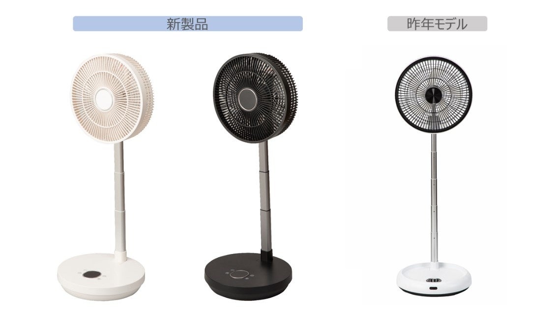 昨年一部店舗で販売し、売り切れが続出した折りたためるコードレス