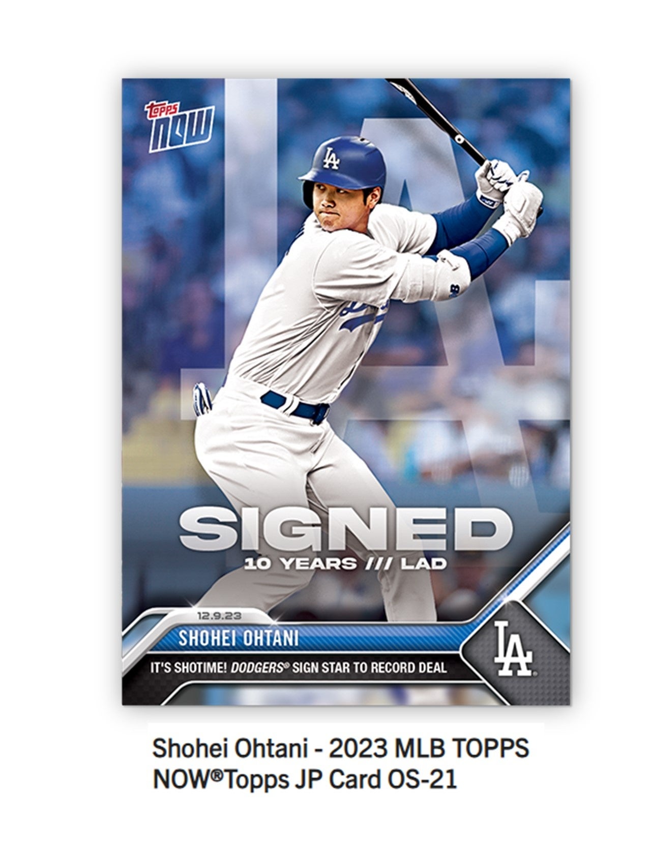Topps株式会社が Topps NOW新商品「Shohei Ohtani - 2023 MLB TOPPS
