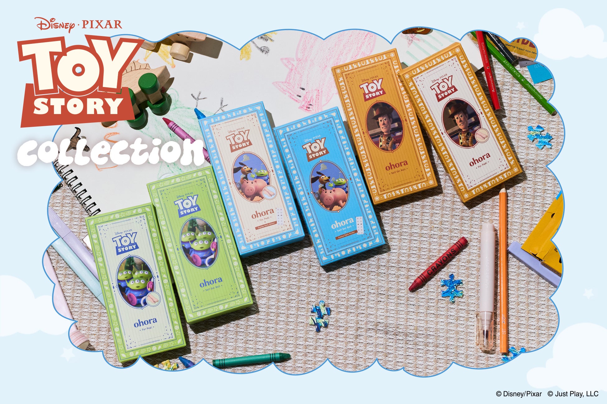 ohora』の「Disney collection」に遊び心いっぱいの夏の新作が登場