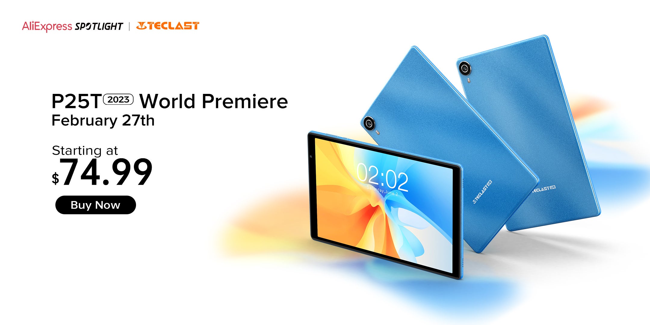 よりカラプルに！Teclastアップタブレット「P25T」初売り、約1万円の