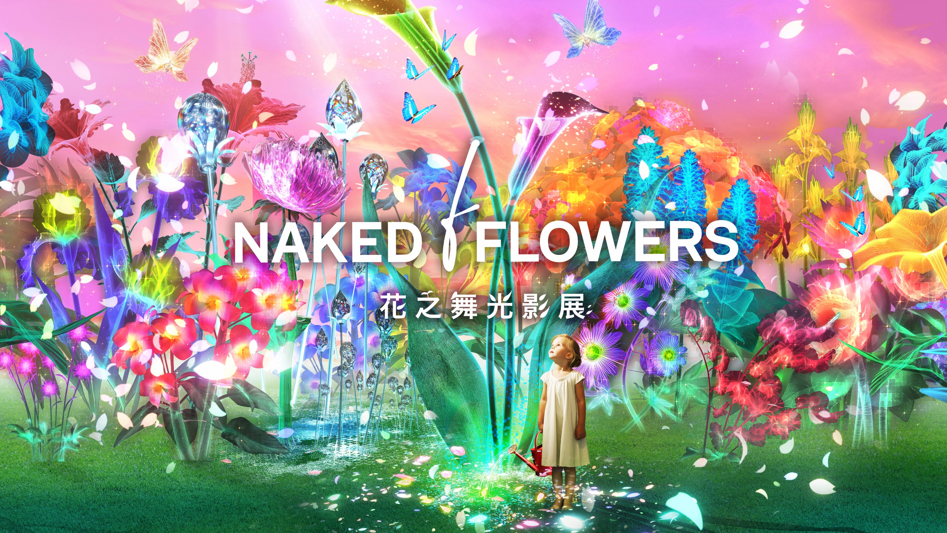 ネイキッドの人気体験型アート展『NAKED FLOWERS』、台湾・台北で初