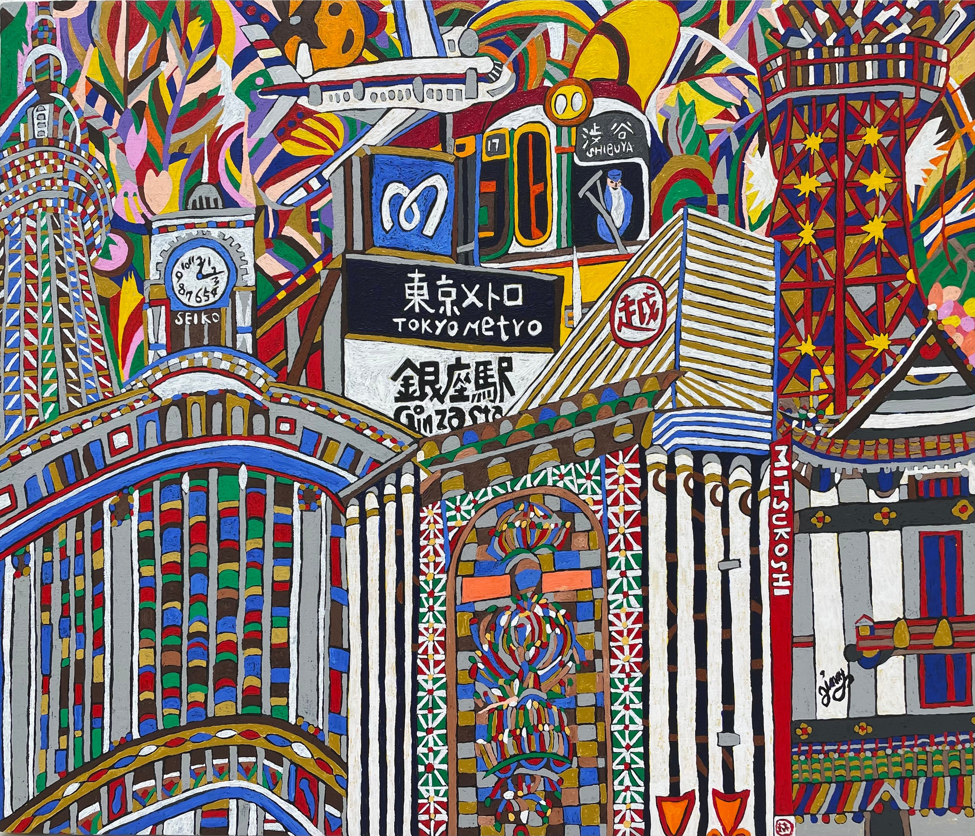 銀座三越】JIMMY ONISHI “POP OUT”ジミー大西 画業30年記念作品展