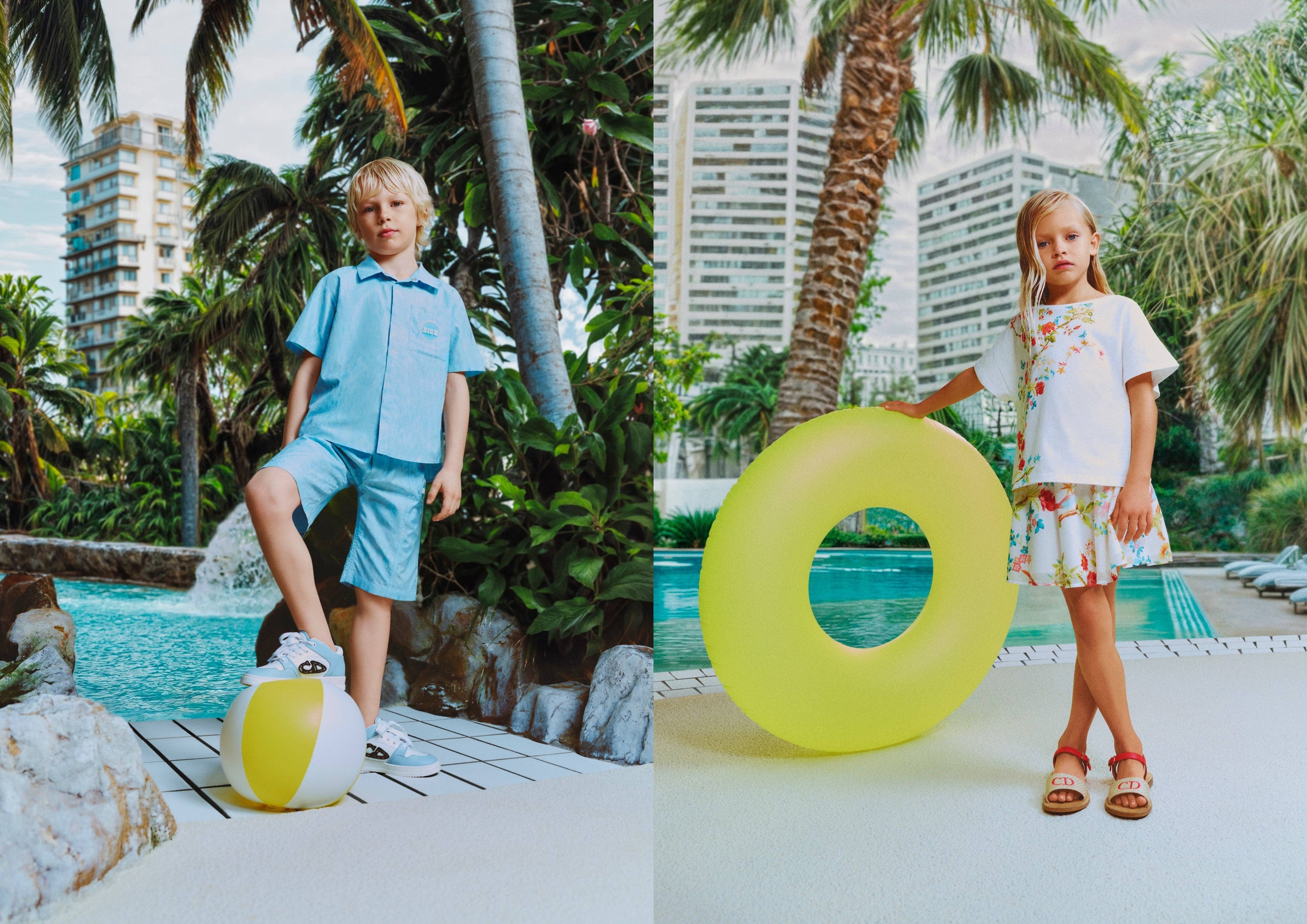 BABY DIOR】2024年フォール コレクションから「カバナ デイズ」が登場