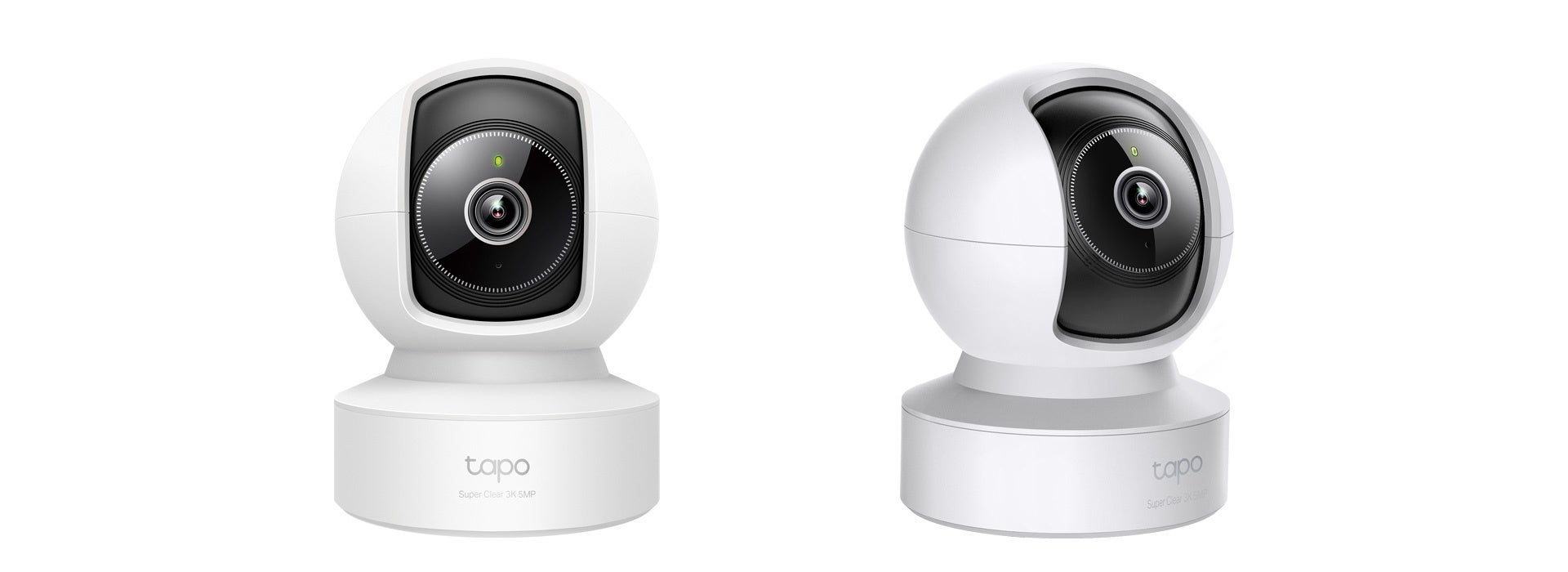 3K 500万画素＆首振り対応》パンチルトスマートAI Wi-Fiカメラ「Tapo