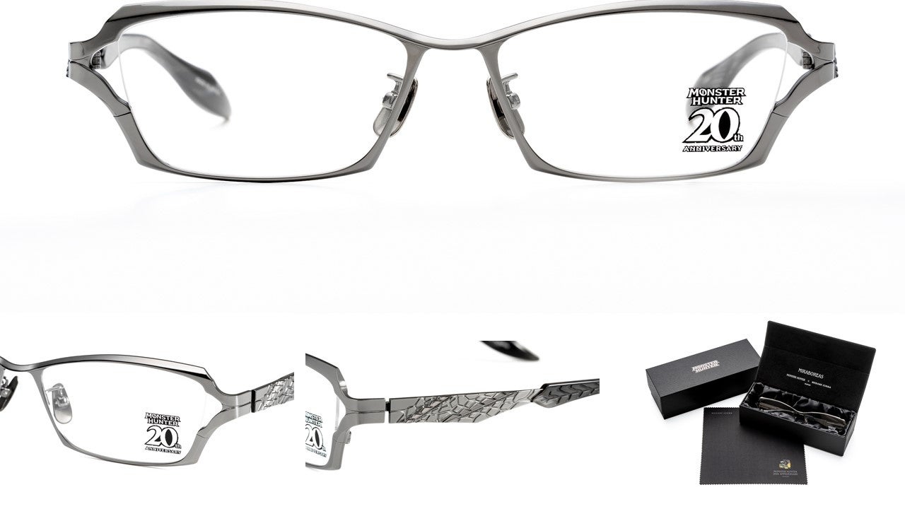 モンスターハンター」シリーズ20周年を記念した限定メガネ発売！完全