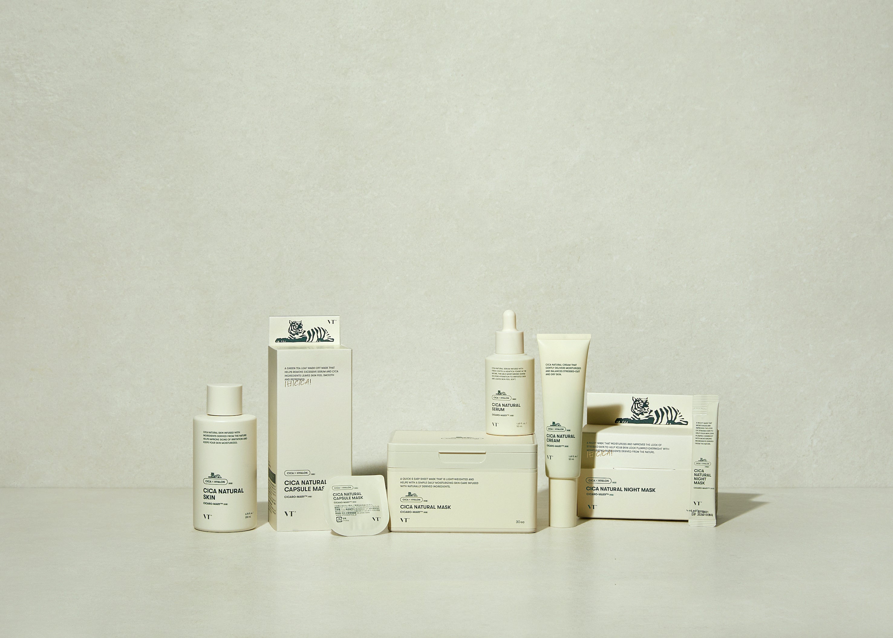 VT COSMETICSより初のナチュラル処方のスキンケアライン「CICA NATURAL