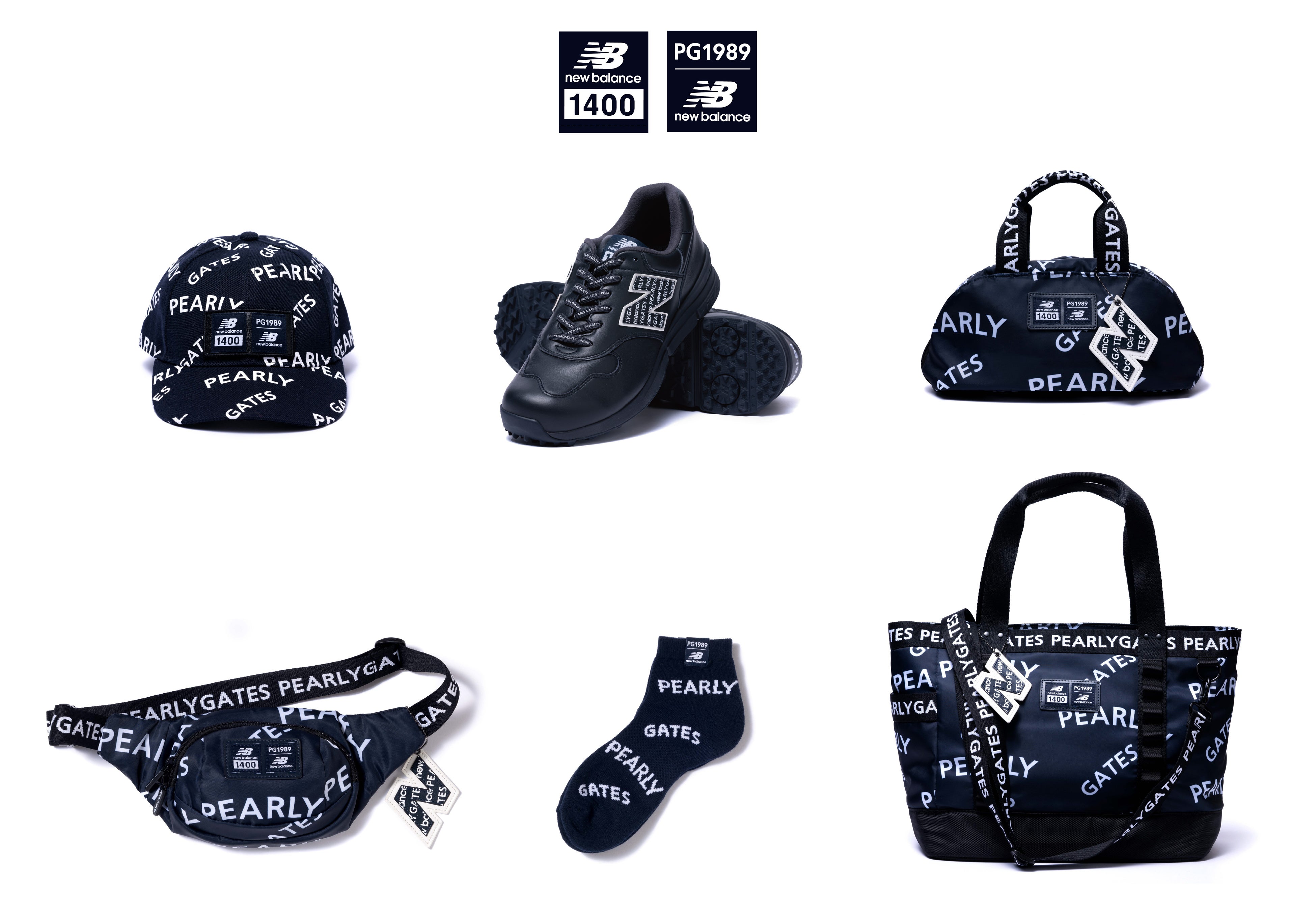 ゴルフアパレルブランド【パーリーゲイツ】NEW BALANCE 1400との