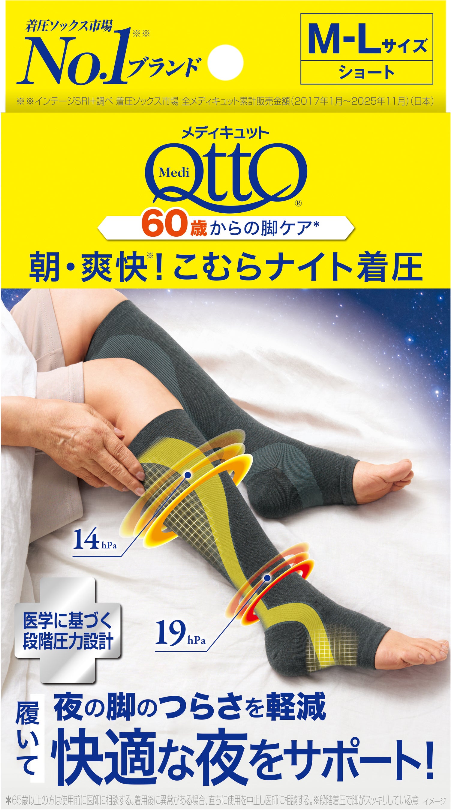 新製品】メディキュットから、60歳からの脚ケア*1シリーズ第2弾「朝