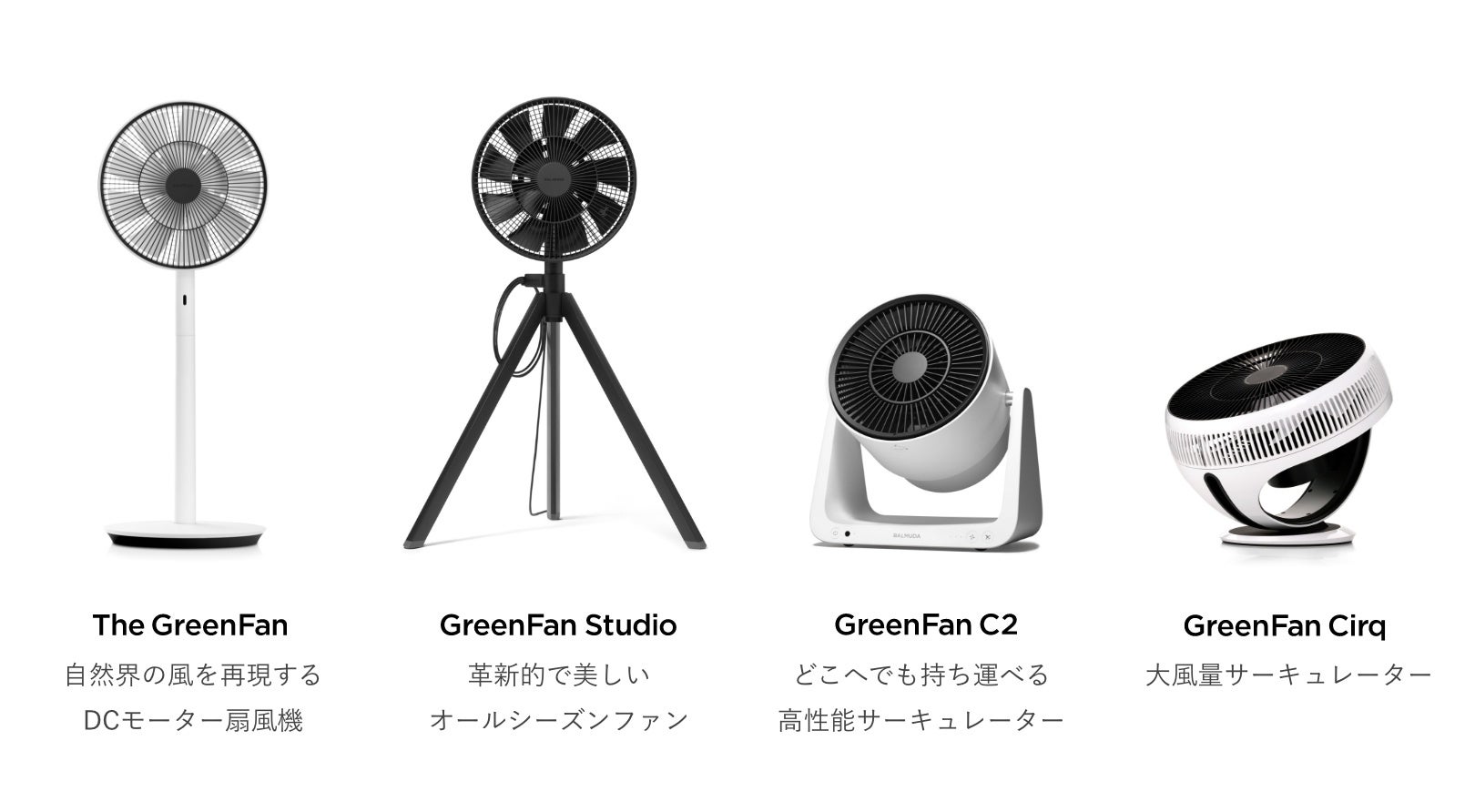 The GreenFan 2025年度の販売開始。扇風機シリーズの「ひと夏お試し