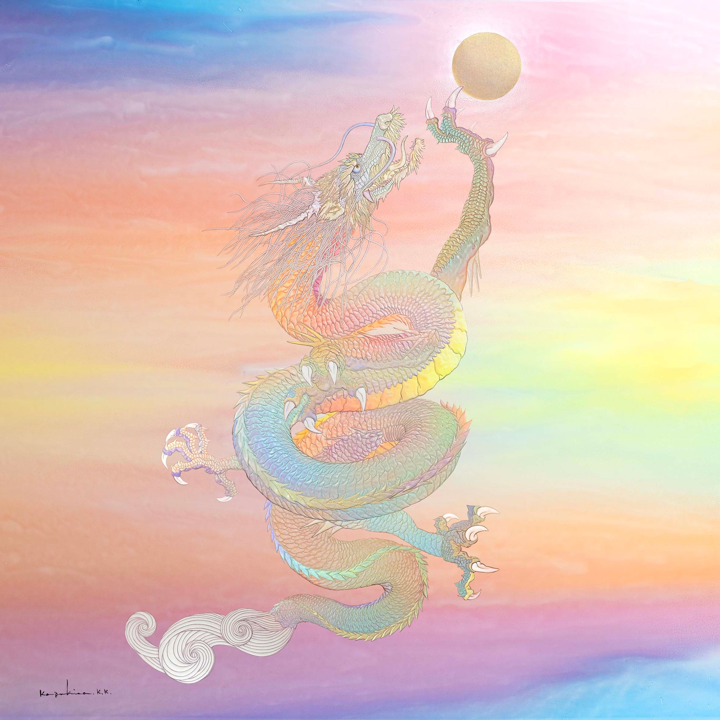 龍を描き続ける作家・草場一壽が、2024年の「辰年」に向け“龍”の大作を