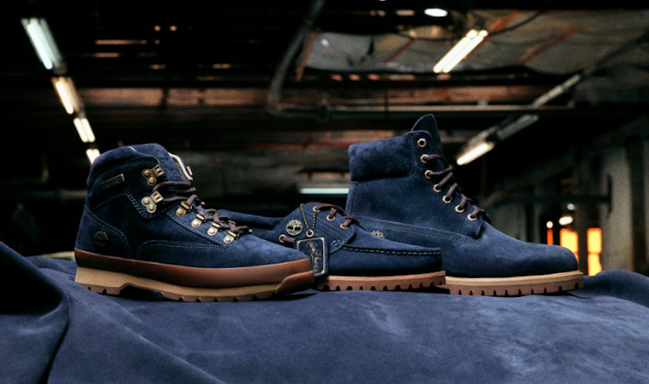 ティンバーランド〉英C.F.ステッド社のインディゴスエードを纏った新作