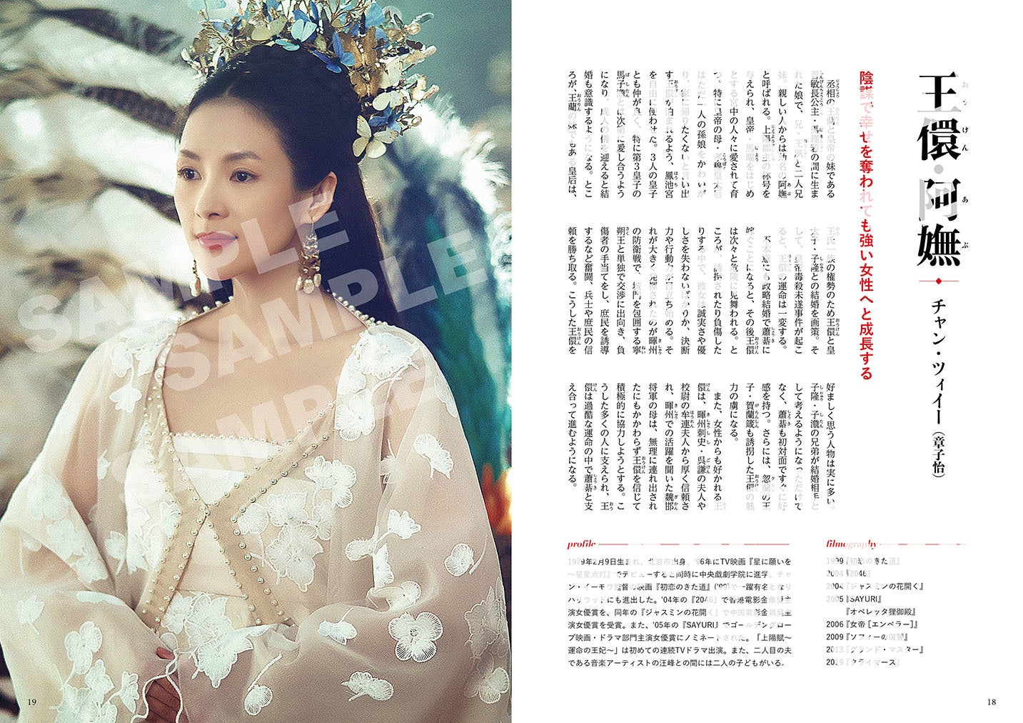 チャン・ツィイー主演「上陽賦〜運命の王妃〜」公式ガイドブック上巻