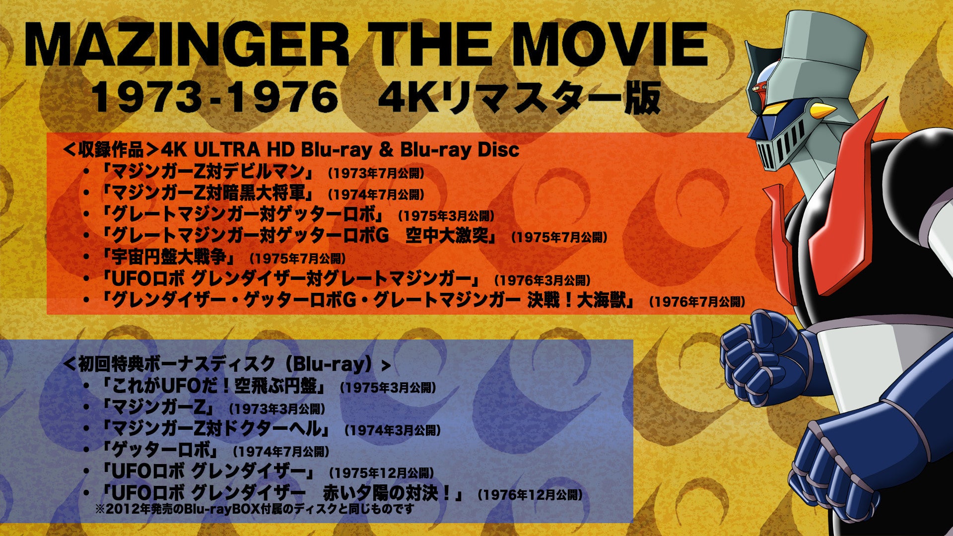 マジンガーZ 50周年記念特番Z』期間限定でアーカイブ配信決定