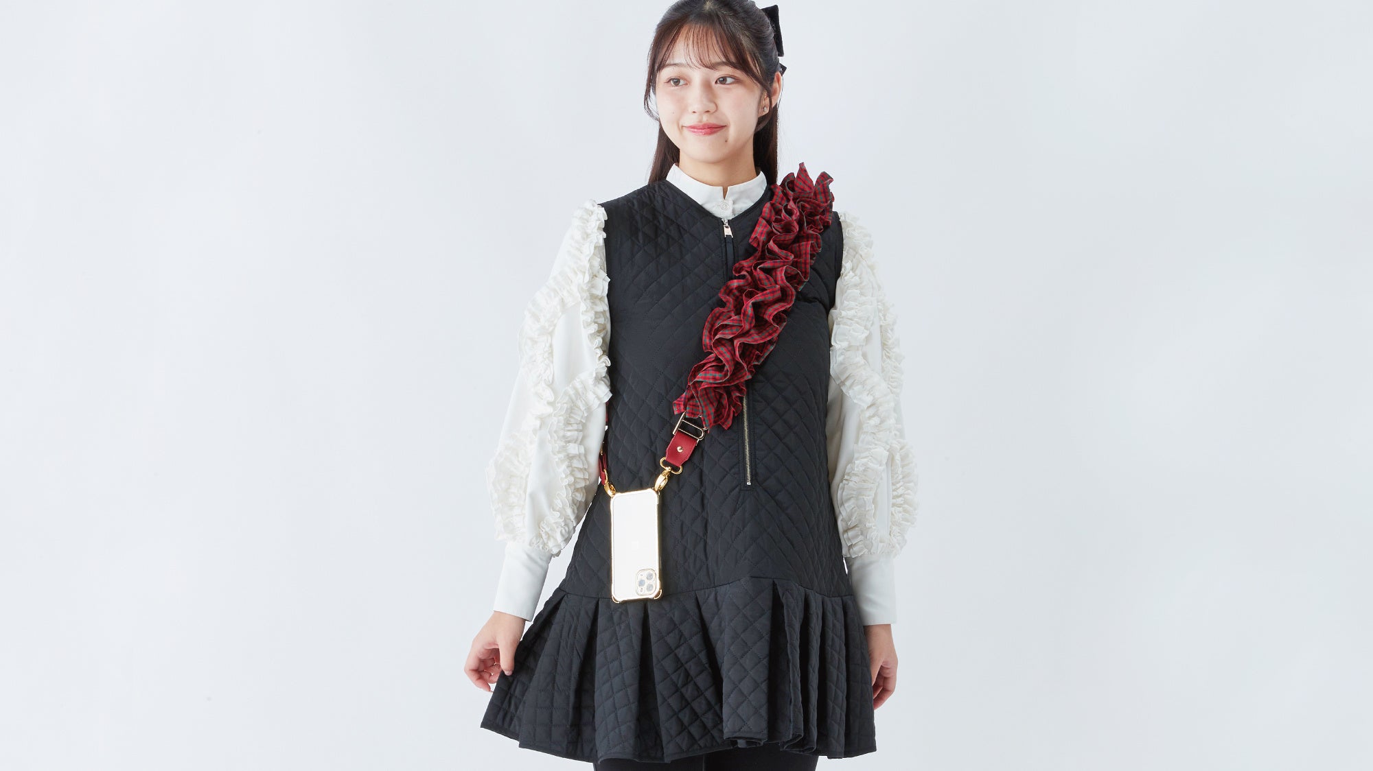 Bibiy.×familiar 初のコラボレーション ファミリアチェックのチュール