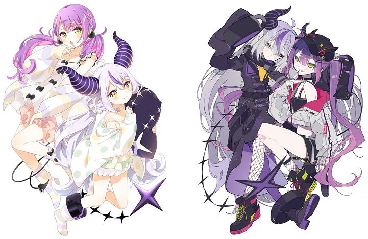 カプとれ』にてホロライブ「常闇トワ」＆「ラプラス・ダークネス」ペア