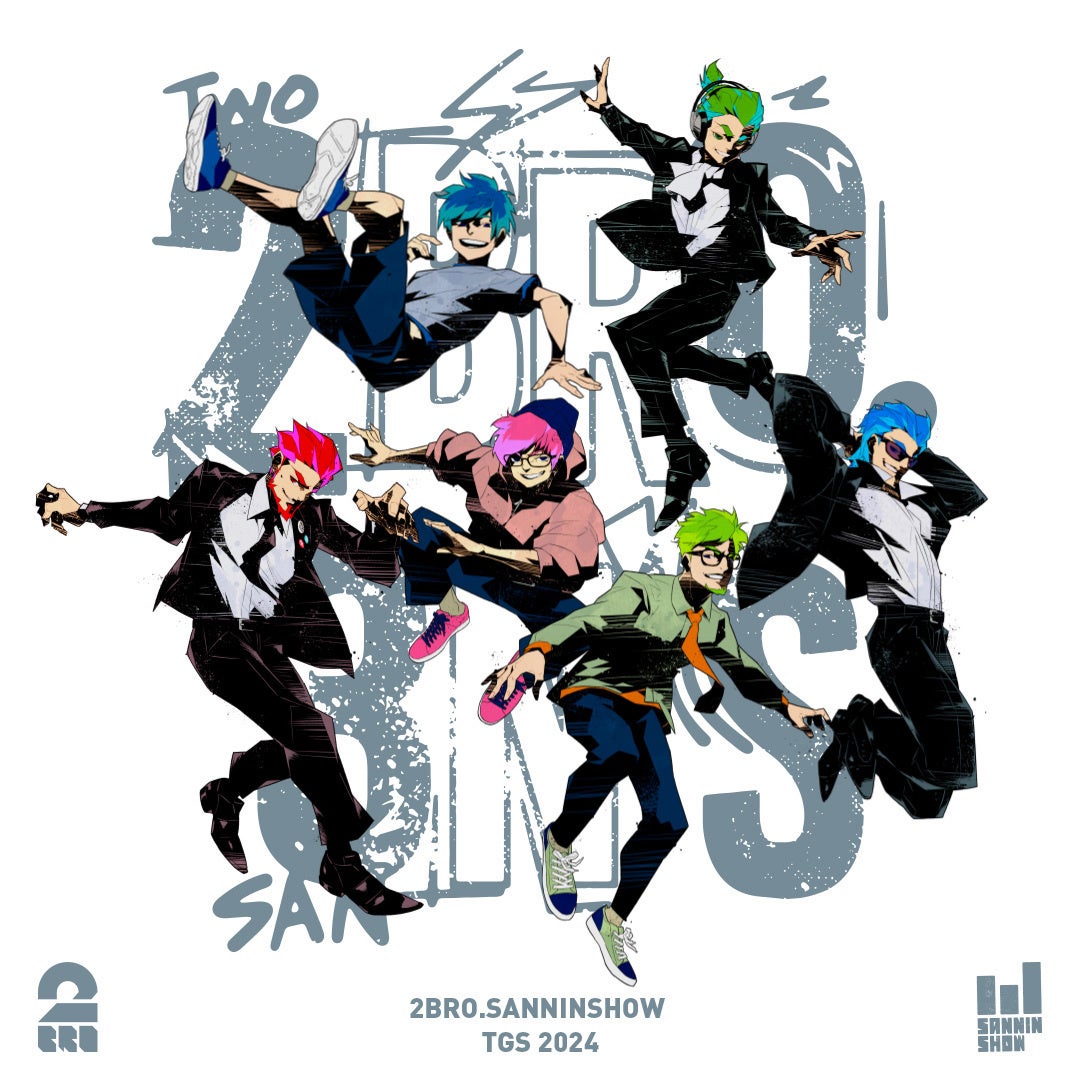 TGS 2024 2bro×3ninshow コラボT タイプA Lsize TGS 2024 2bro