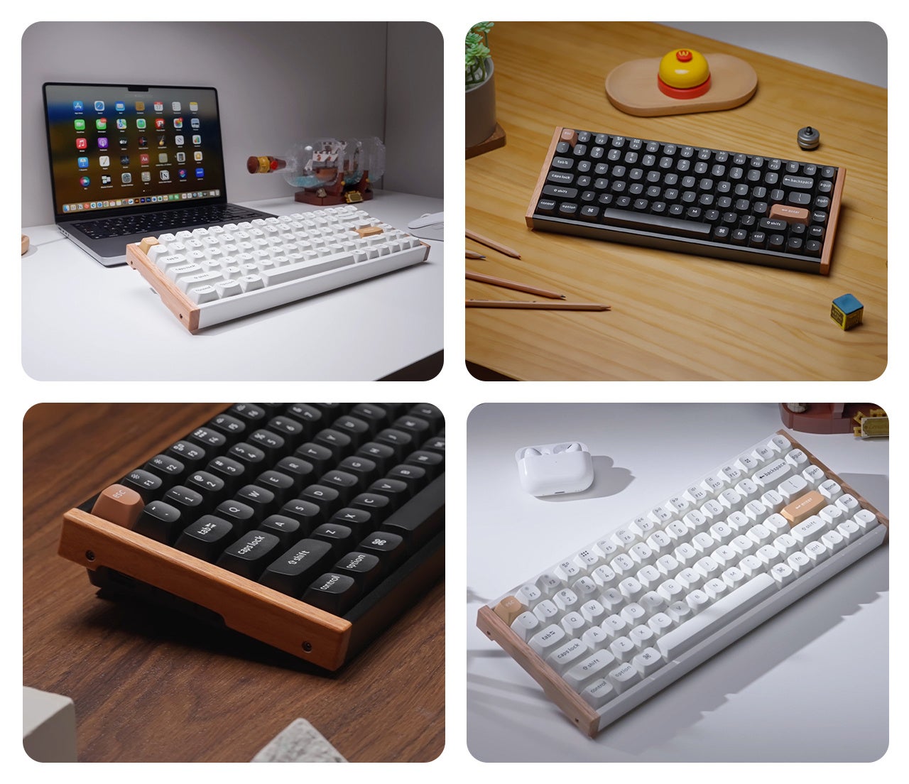 Keychron K2 HE」天然木と磁気センサースイッチが生む快適さ！仕事も