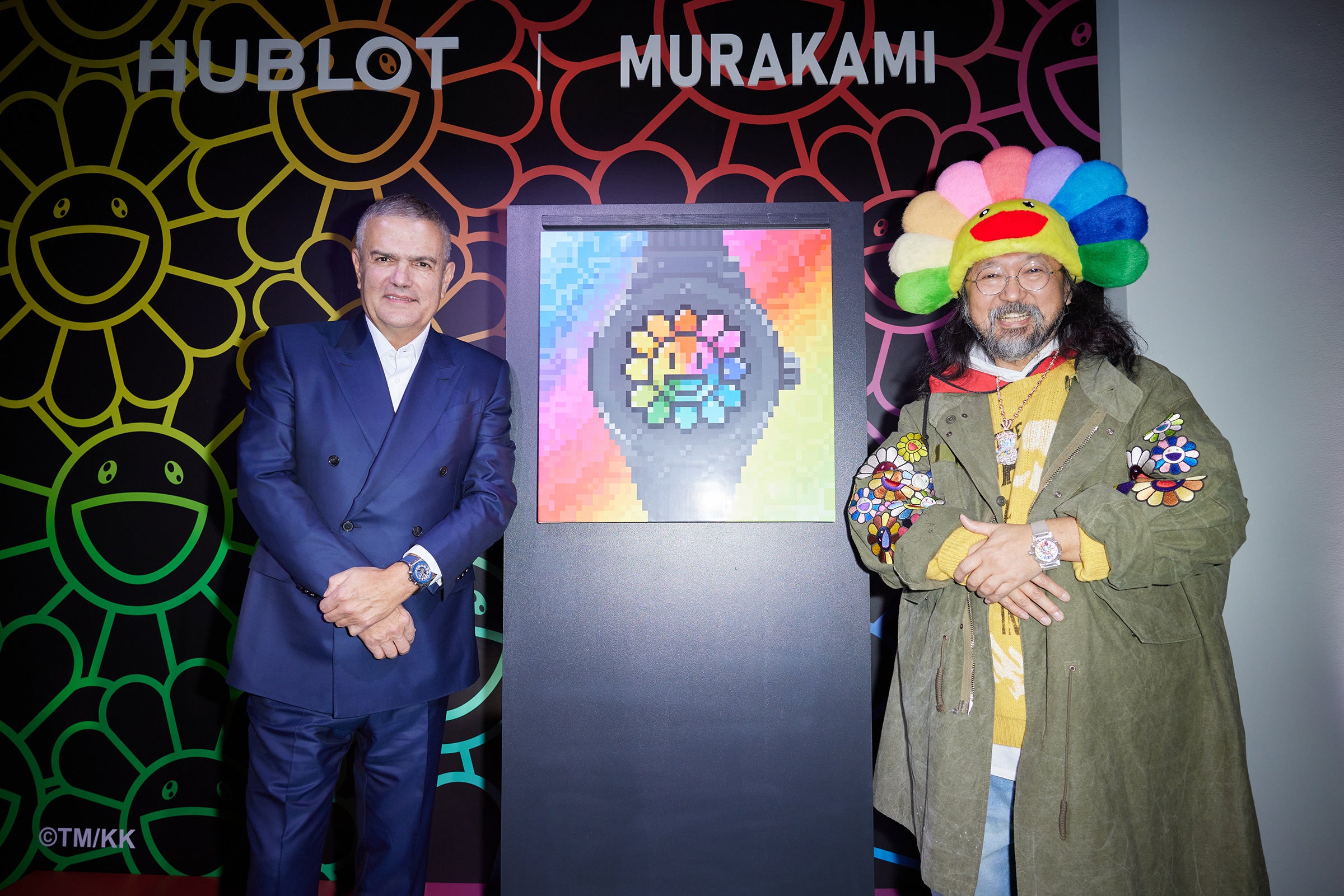 ウブロと村上隆、13本のユニークピースと13点のユニークNFTアート作品