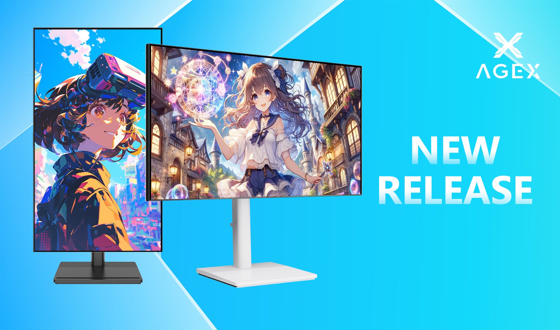 AGEX、新ブランド誕生。27型モニター2機種「A27I4K」と「A27Q」を発表