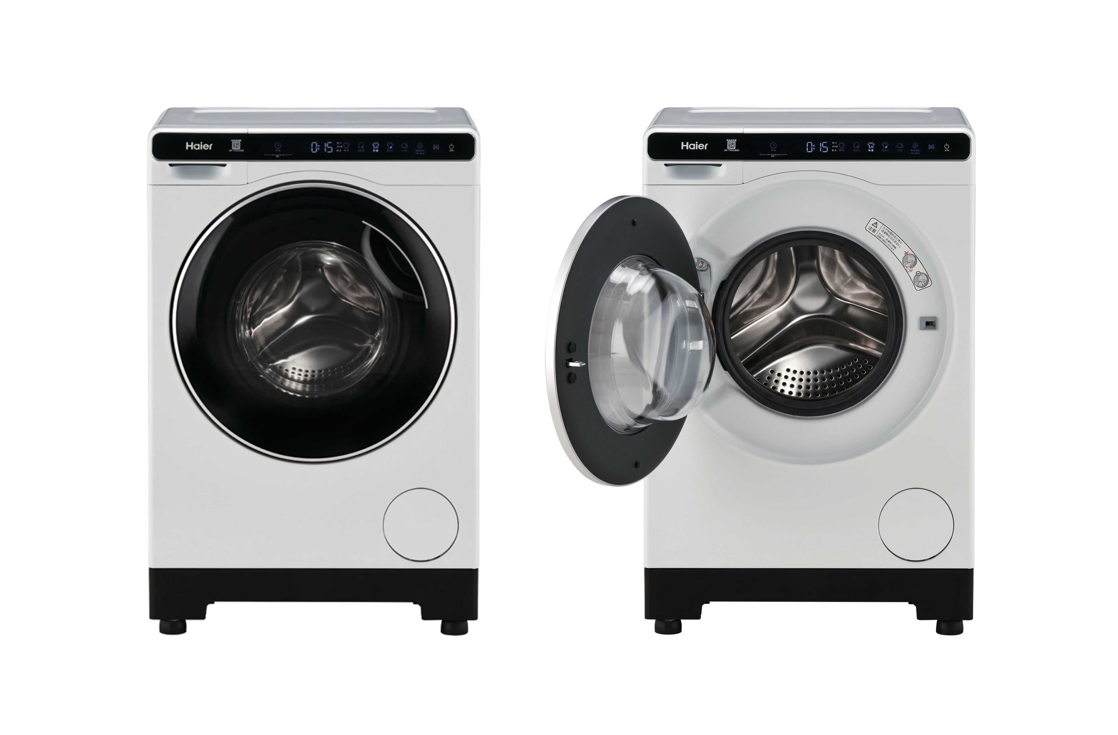 ハイアール、業界最小クラス※1の「ミニドラム」4.5kgドラム式洗濯機を2