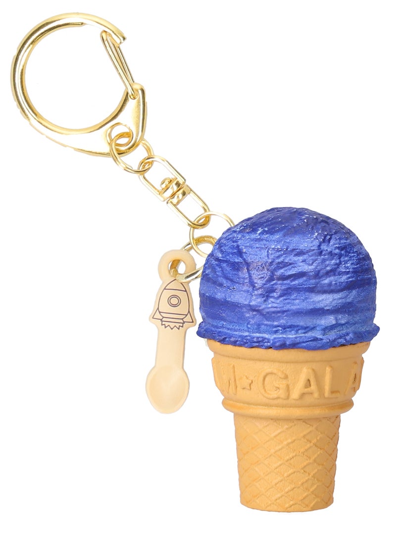 まるで宇宙の星々のようなアイスクリームのキーホルダー、カプセルトイ