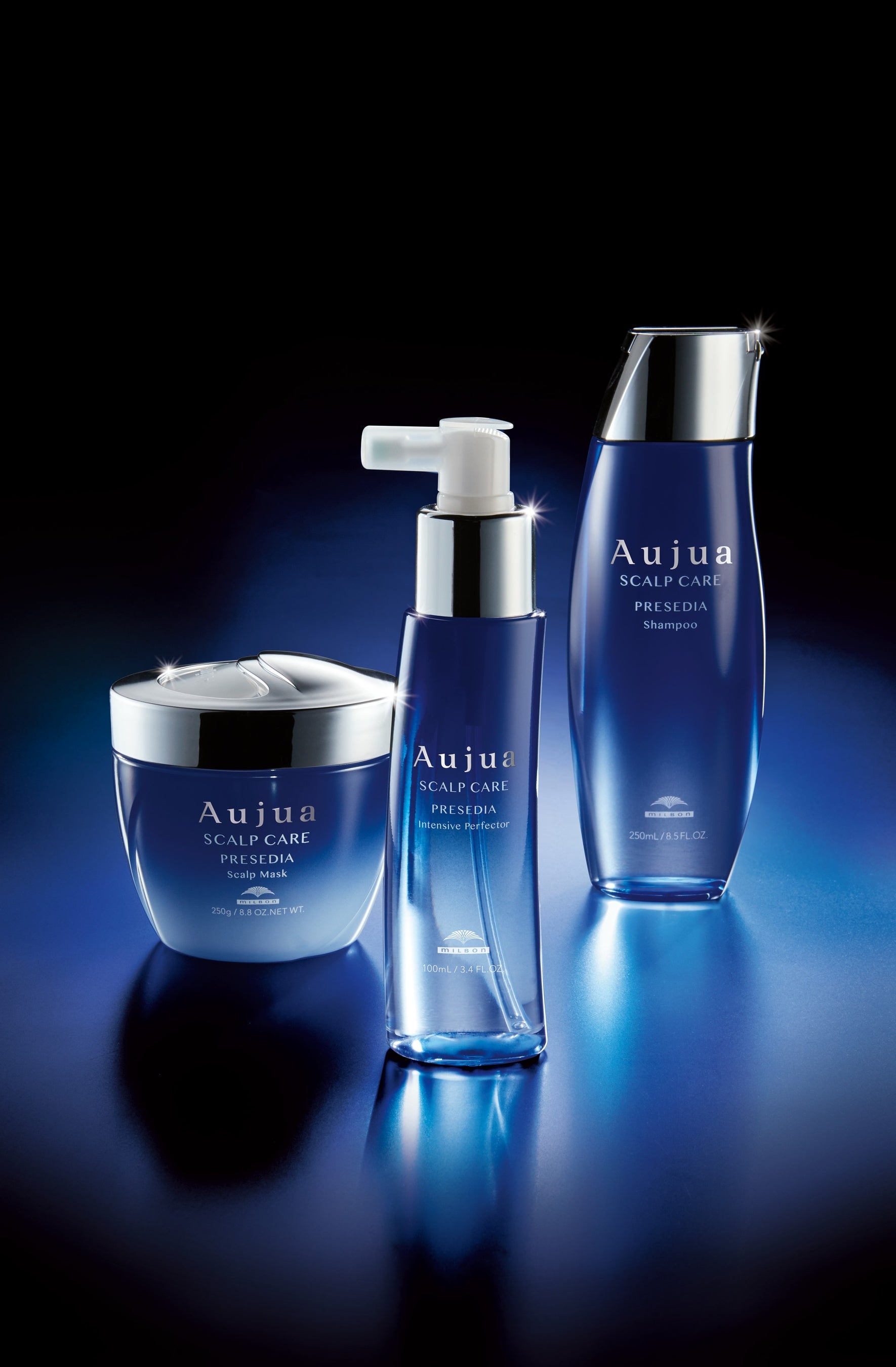 Aujuaより、眠れる髪の美しさを呼び覚まし、根元から立ち上がる髪へと