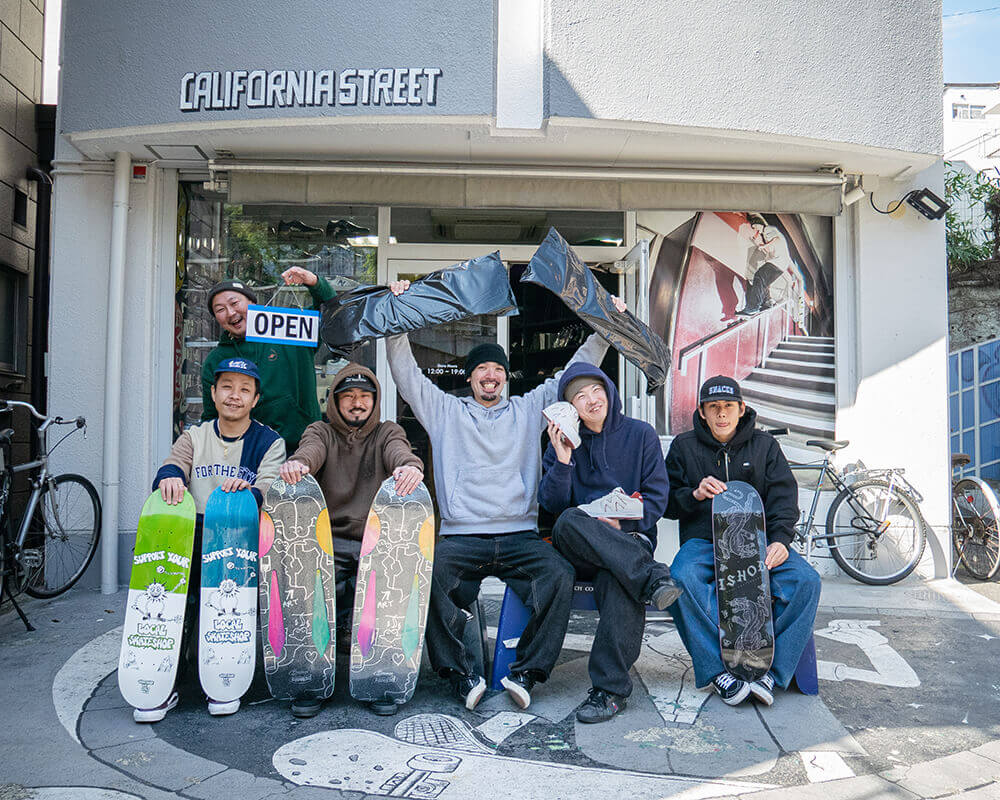 スケートボードの老舗「カリフォルニアストリート」が、All-in-one接客