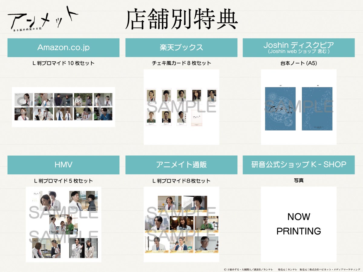 アンメット ある脳外科医の日記 Blu-ray&DVD BOX』特典映像の内容や