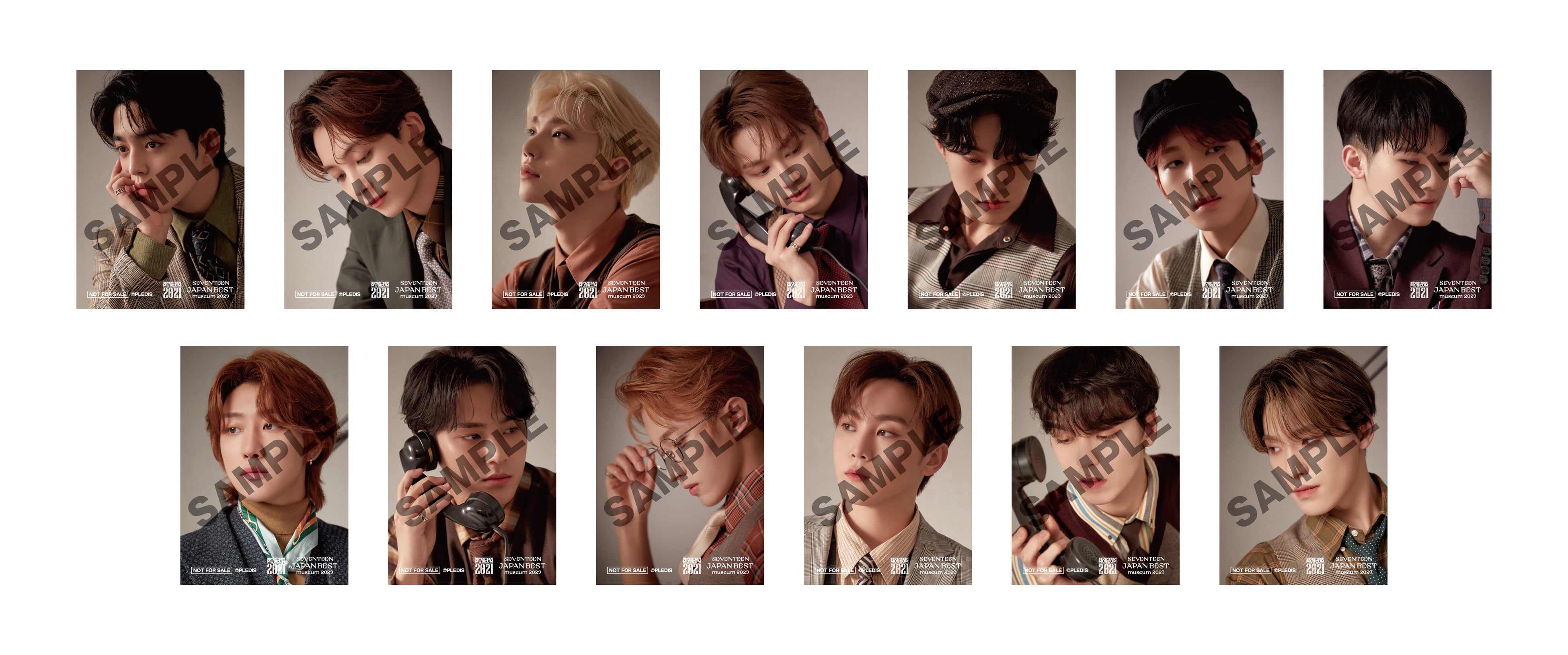 13人組グループ「SEVENTEEN」日本ベストアルバム発売記念の企画展