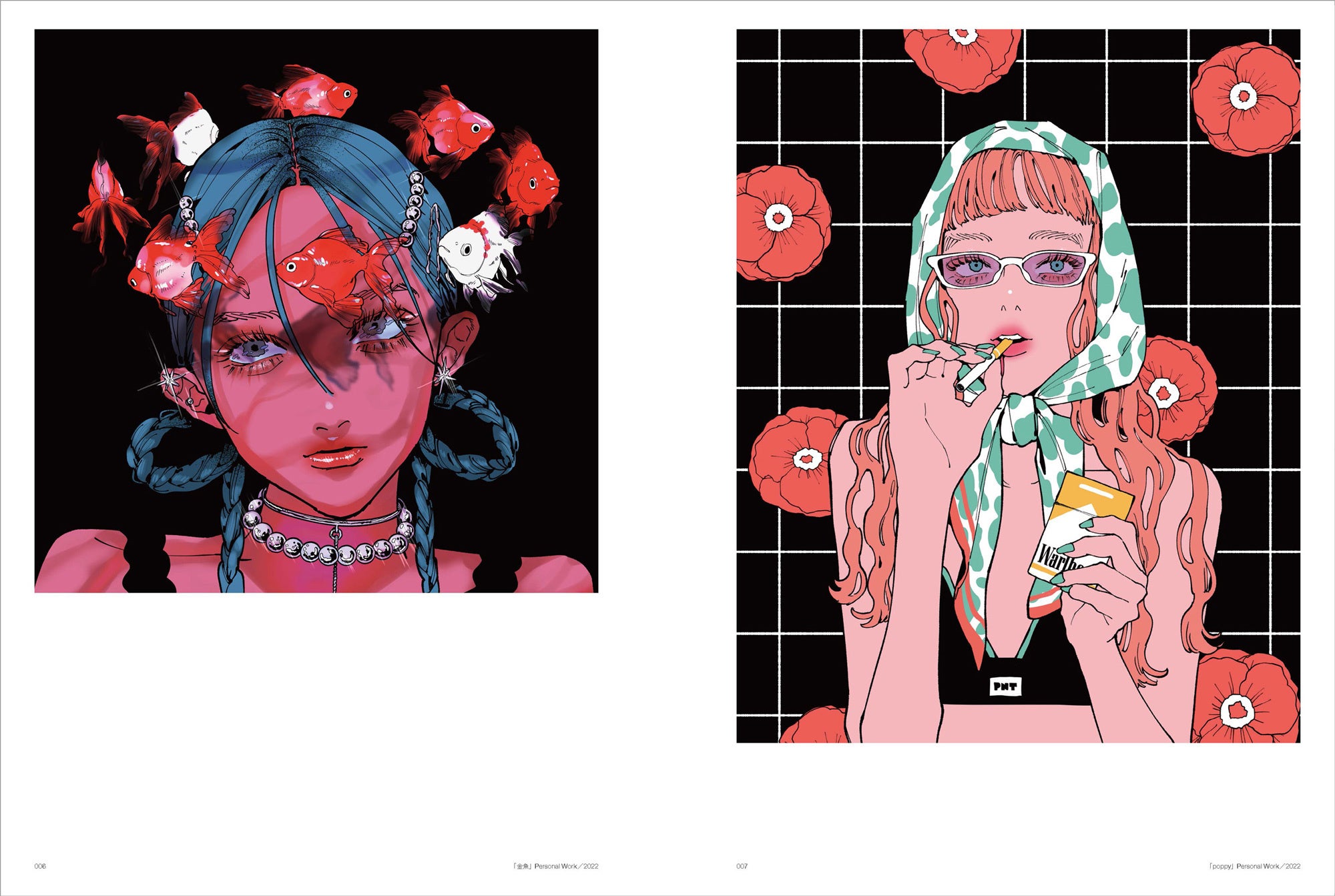 強く、可愛く、自分らしい女性のイラストレーションが話題のNAKAKI