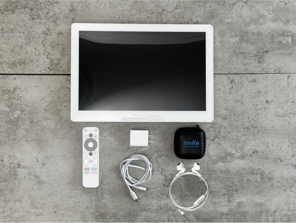 14.0V型防水android搭載「ポータブルスマートモニター」IPX6防水性能で