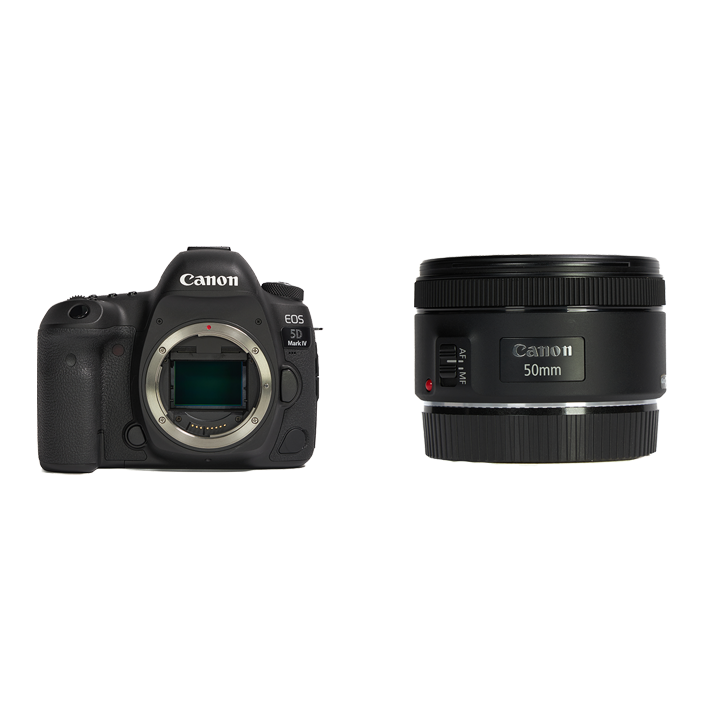 レンタル - Canon 万能フルサイズ一眼レフ & 標準単焦点セット EOS 5D