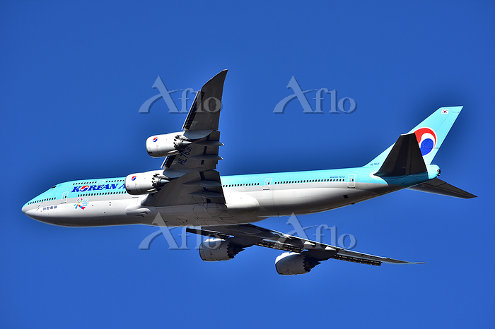 大韓航空 KOREAN AIRのボーイング747-8インターコンチネンタル