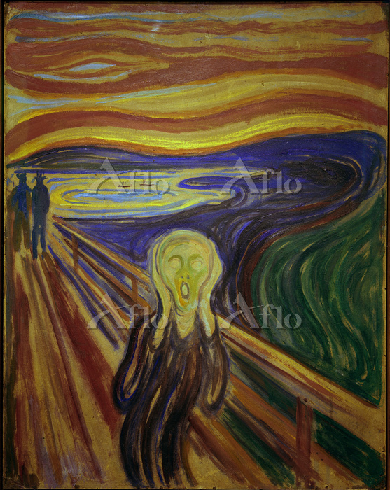 絵画 ムンクの叫び 世界の名画 エドヴァルド・ムンク 額入り アート 6