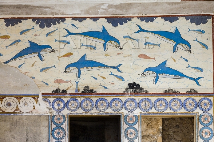 ギリシア エーゲ海 クレタ島 クノッソス宮殿跡 [30871507]の写真素材