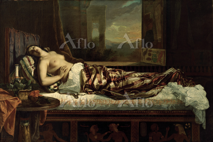 ゲルマン・フォン・ボーン 「クレオパトラの死」 [65627737]のアート