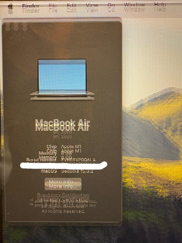MacBook Air M1 スクリーンがおかしい / チカチカする : r/mac